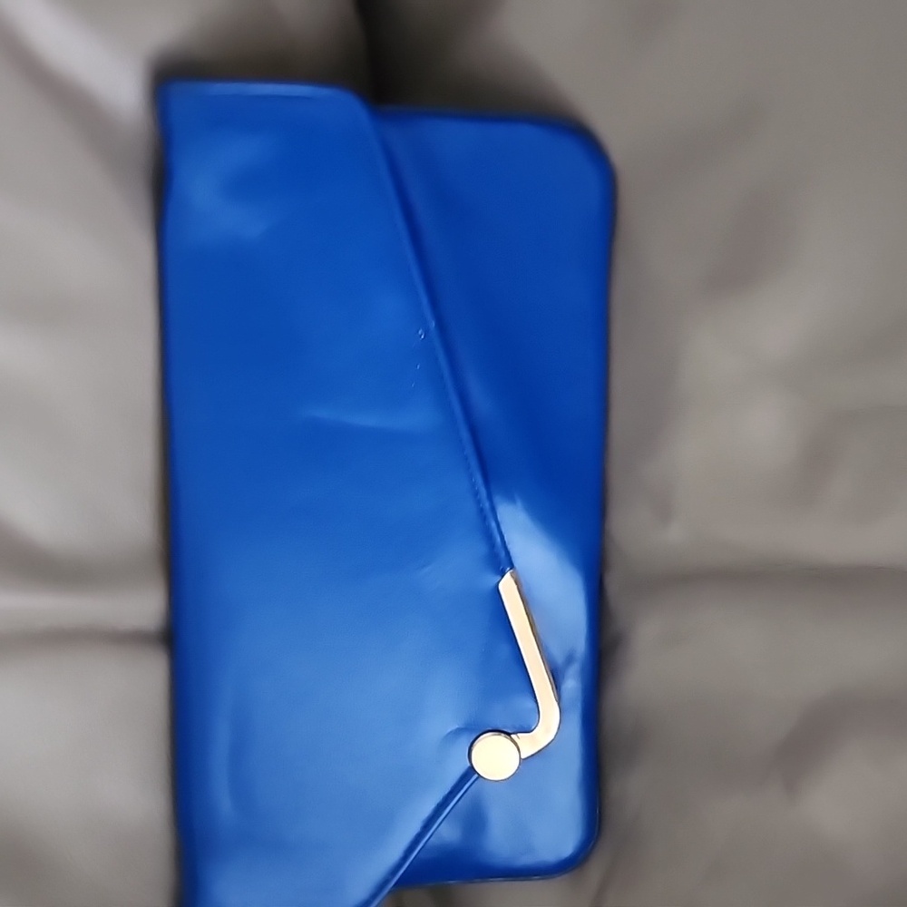 Vintage 1980's Royal Blue Clutch